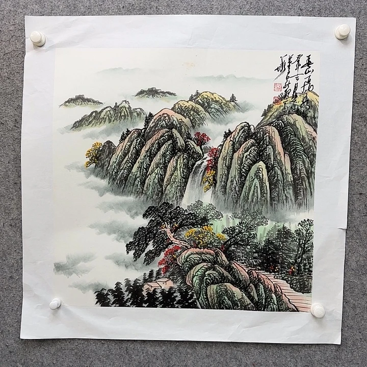 书法作品多次参加