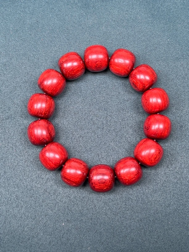 【原汁原味无胶无蜡】印度小叶紫檀手精工1.5*16老型，高油性。