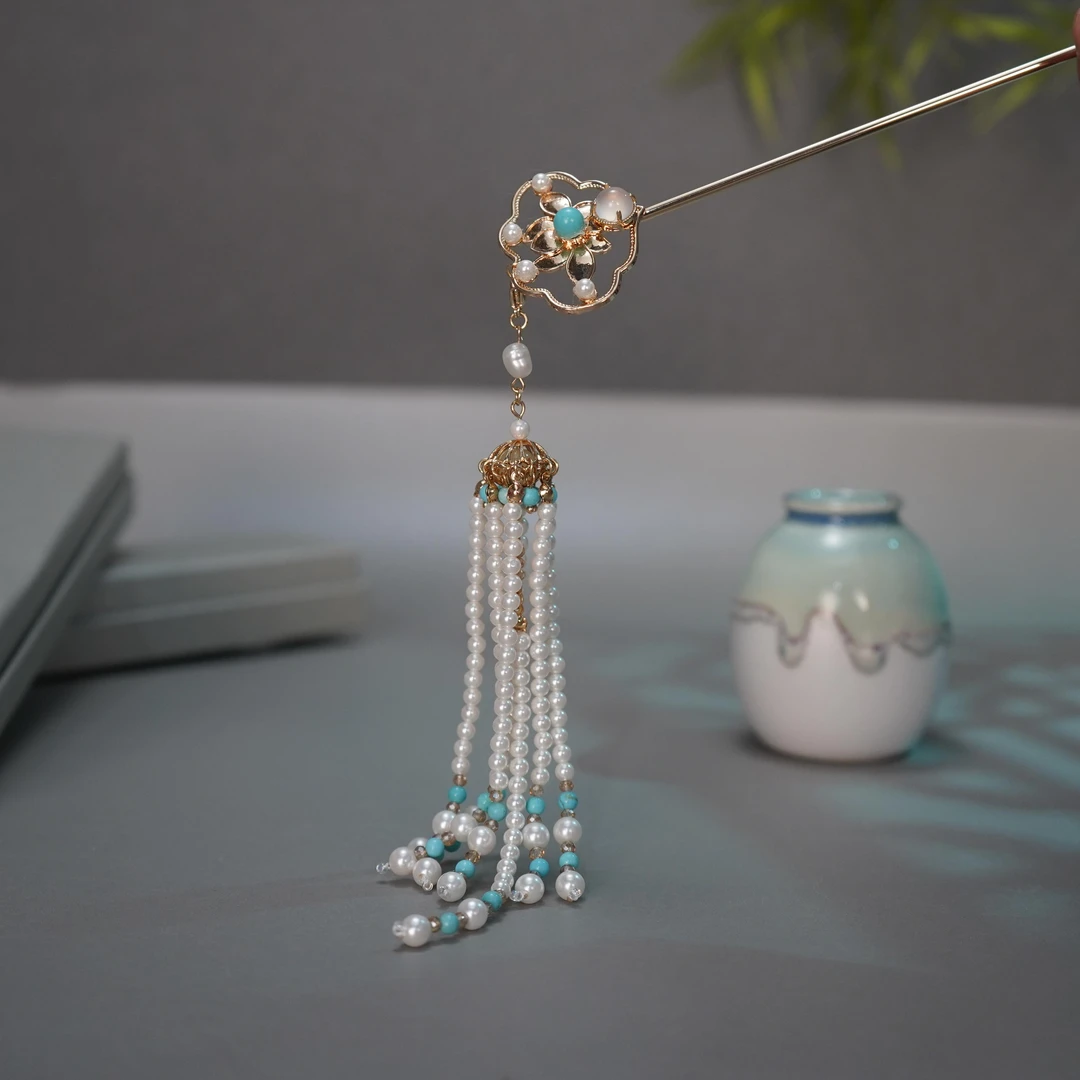 古悦倾城（清络）古风汉服发饰