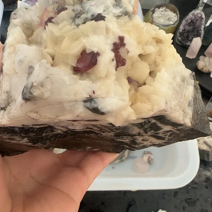 陌***开天然辰砂天然朱砂原石毛料