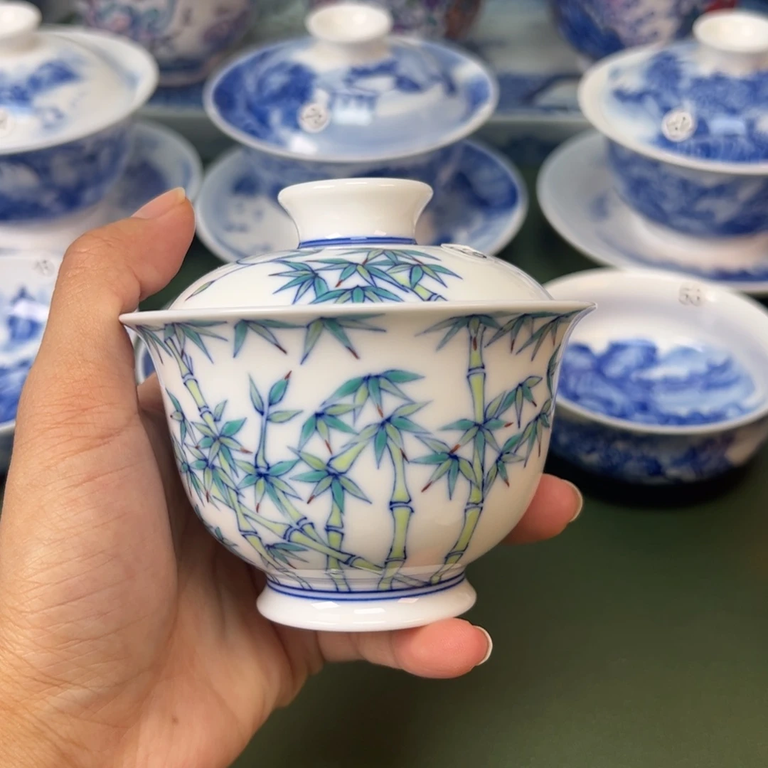 木木景德镇纯手工纯手绘茶具13
