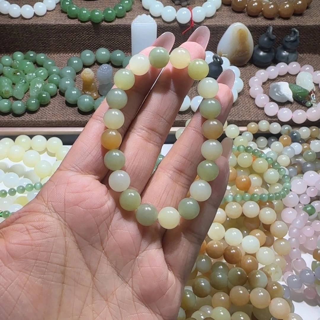 和田玉未镶嵌手链