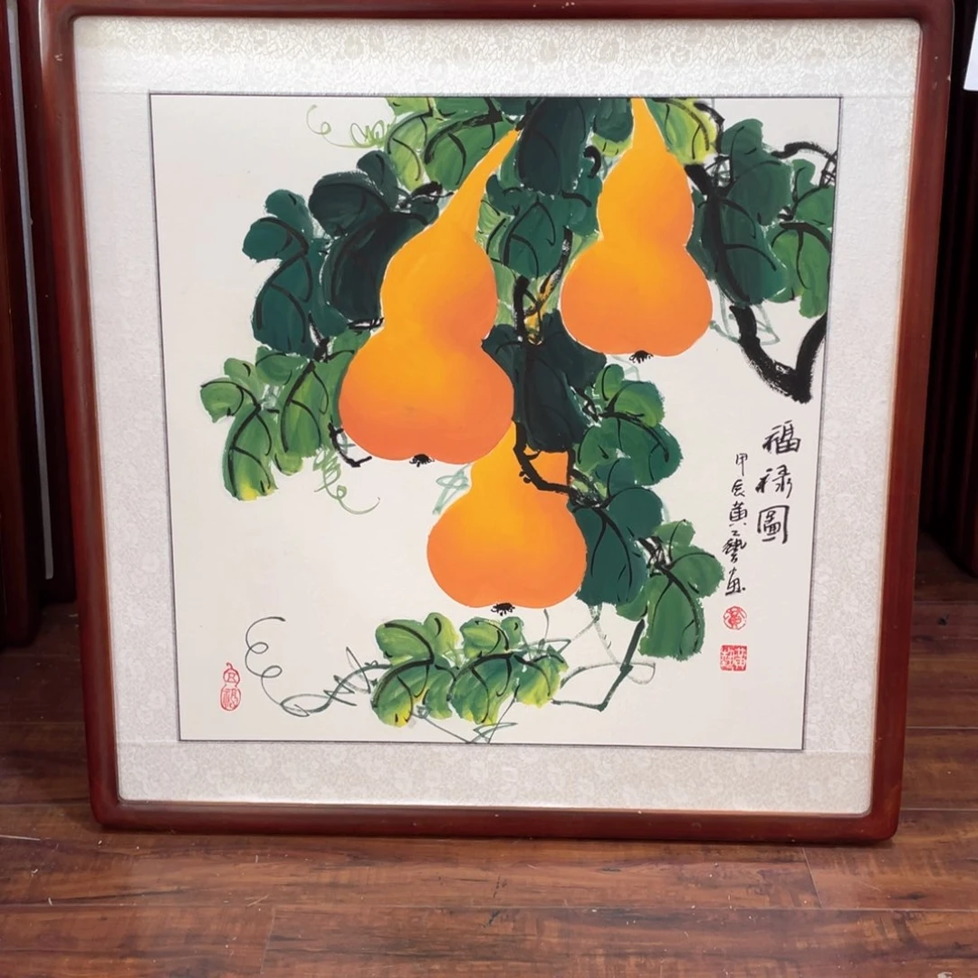 国画带框尺寸63*63厘米