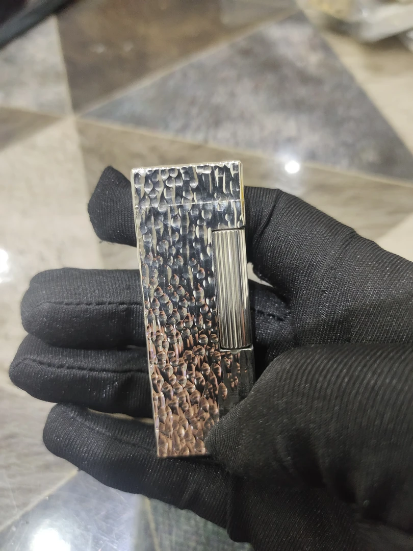 DXL打火机镀银陨石坑1007239