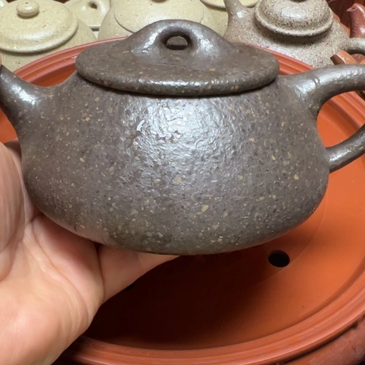 紫砂茶壶忍宜兴原矿龙血砂