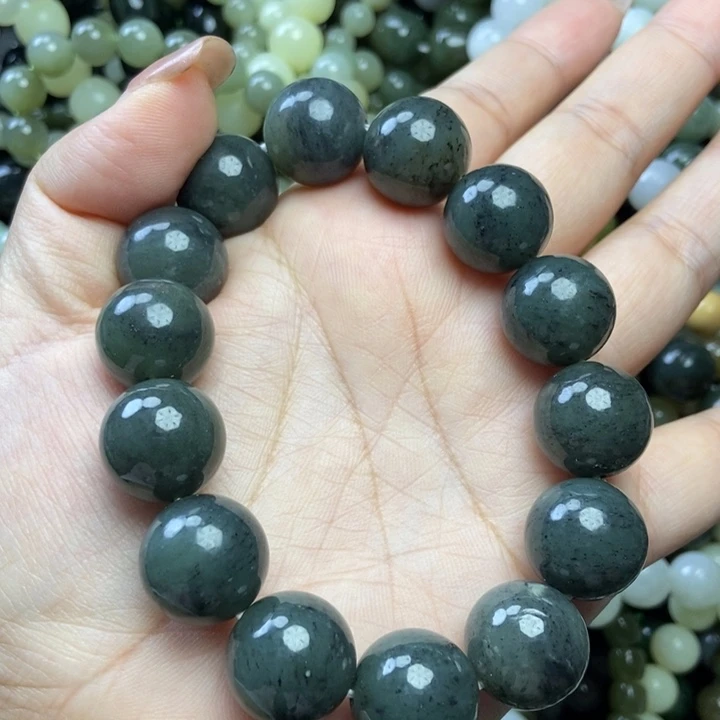 和田玉未镶嵌手链卡16