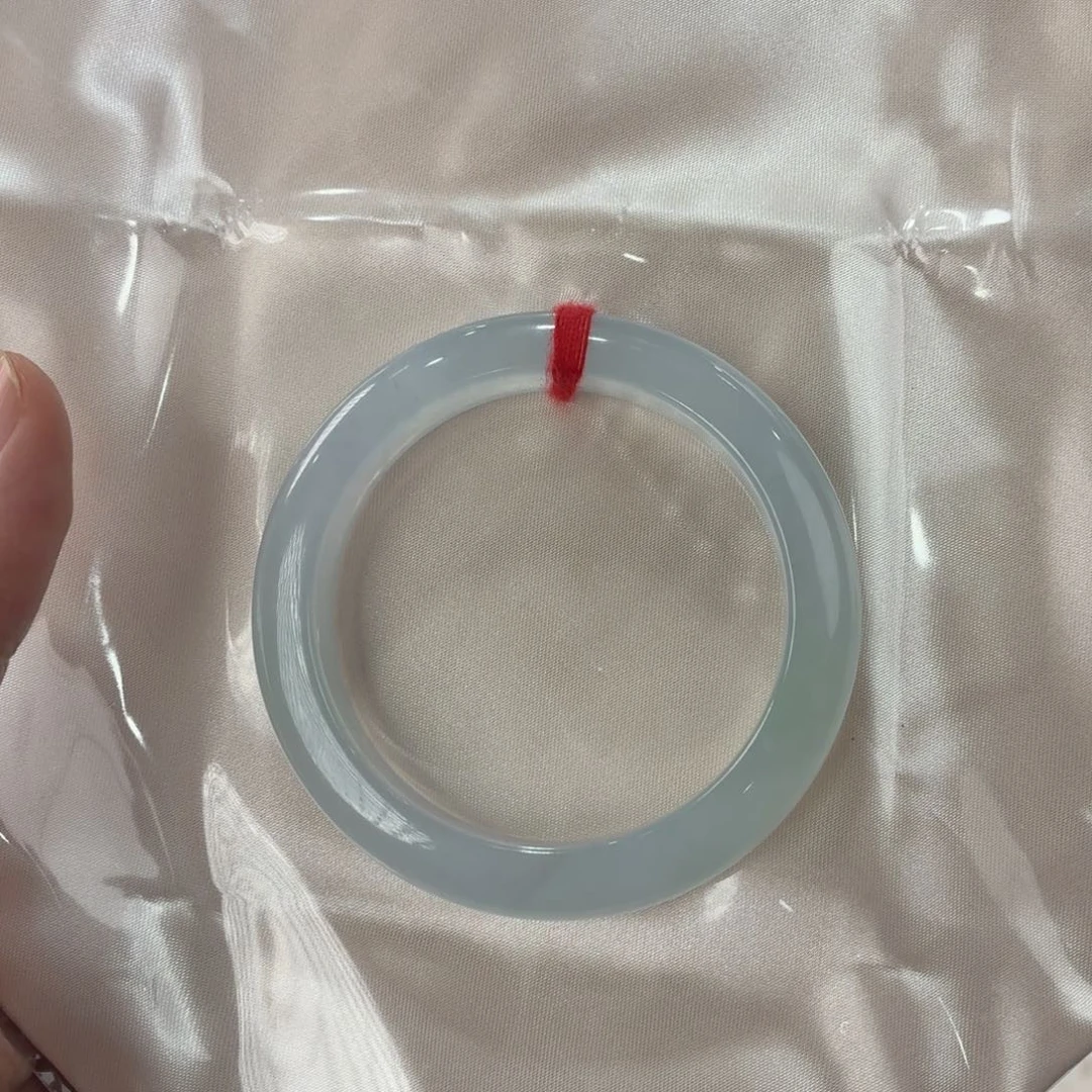 翡翠未镶嵌手镯54.4正圈