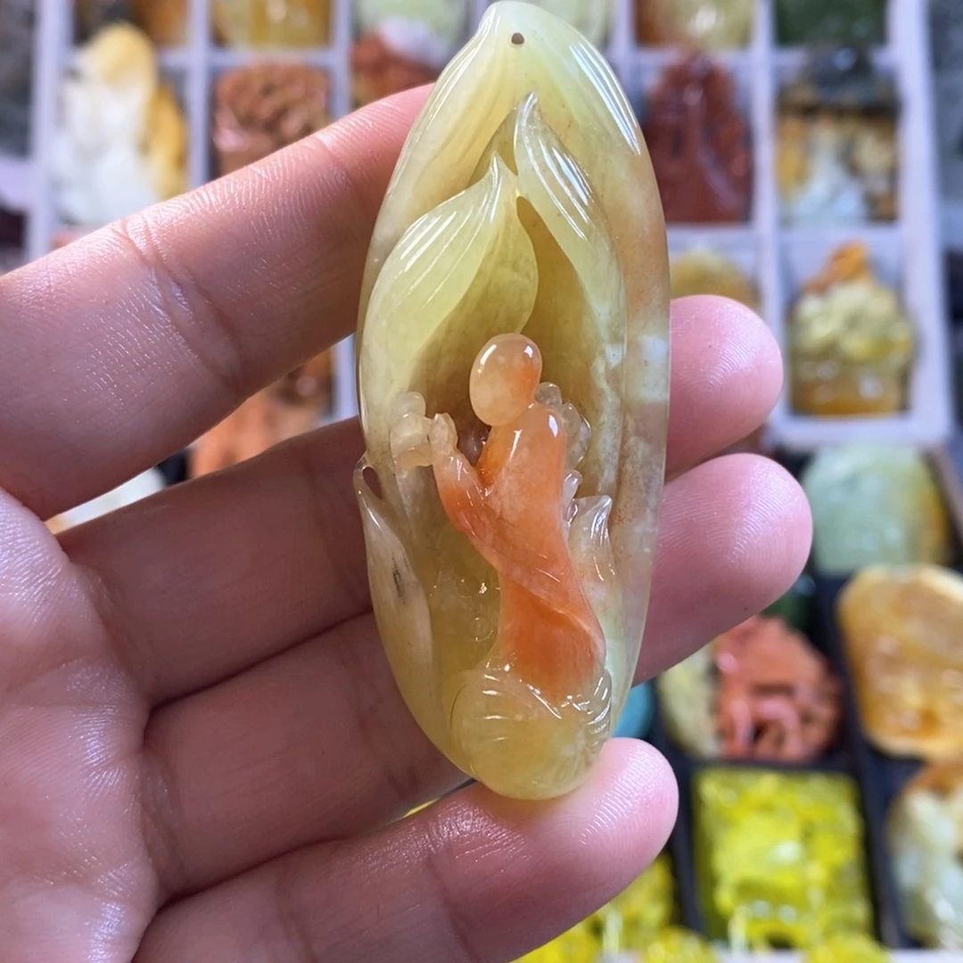 合金蛇纹石玉颈饰