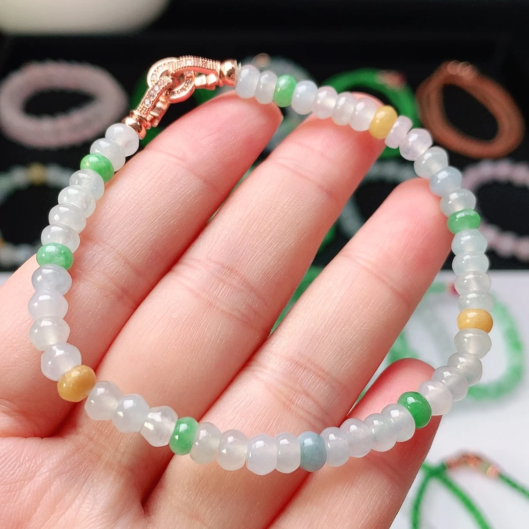 翡翠未镶嵌手链翡翠