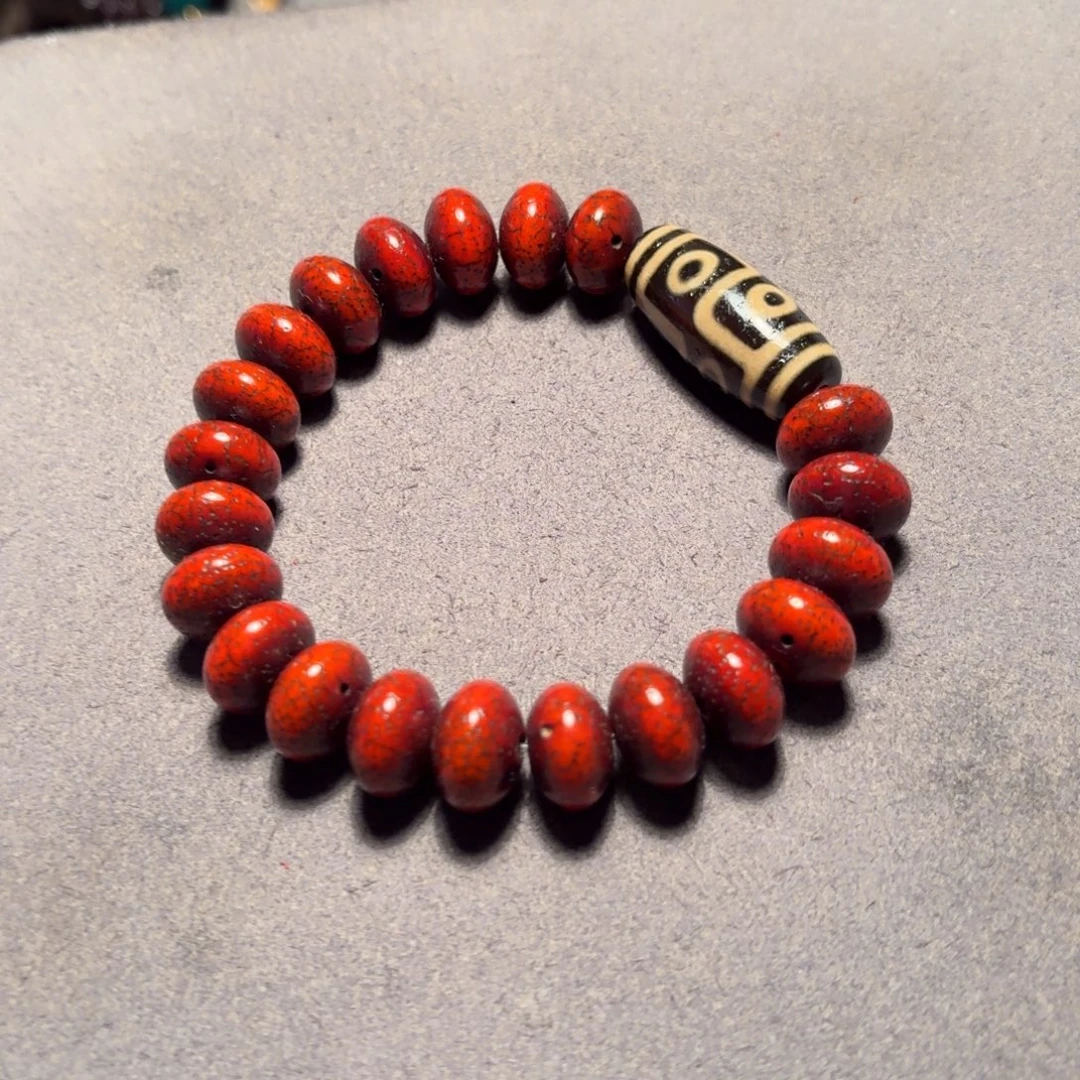 吊坠星月菩提老星月红肉13mm