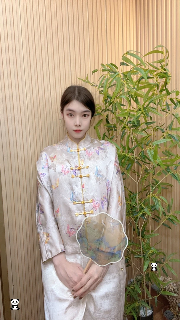 彩蝶气质优雅新中式外套上衣