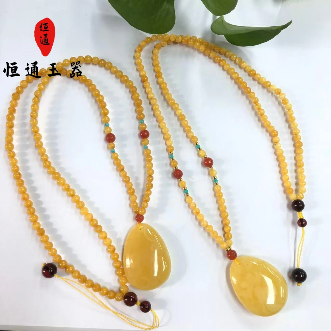 蜜蜡水滴套装多样性发一规格约4mm-QYC 9-2-699