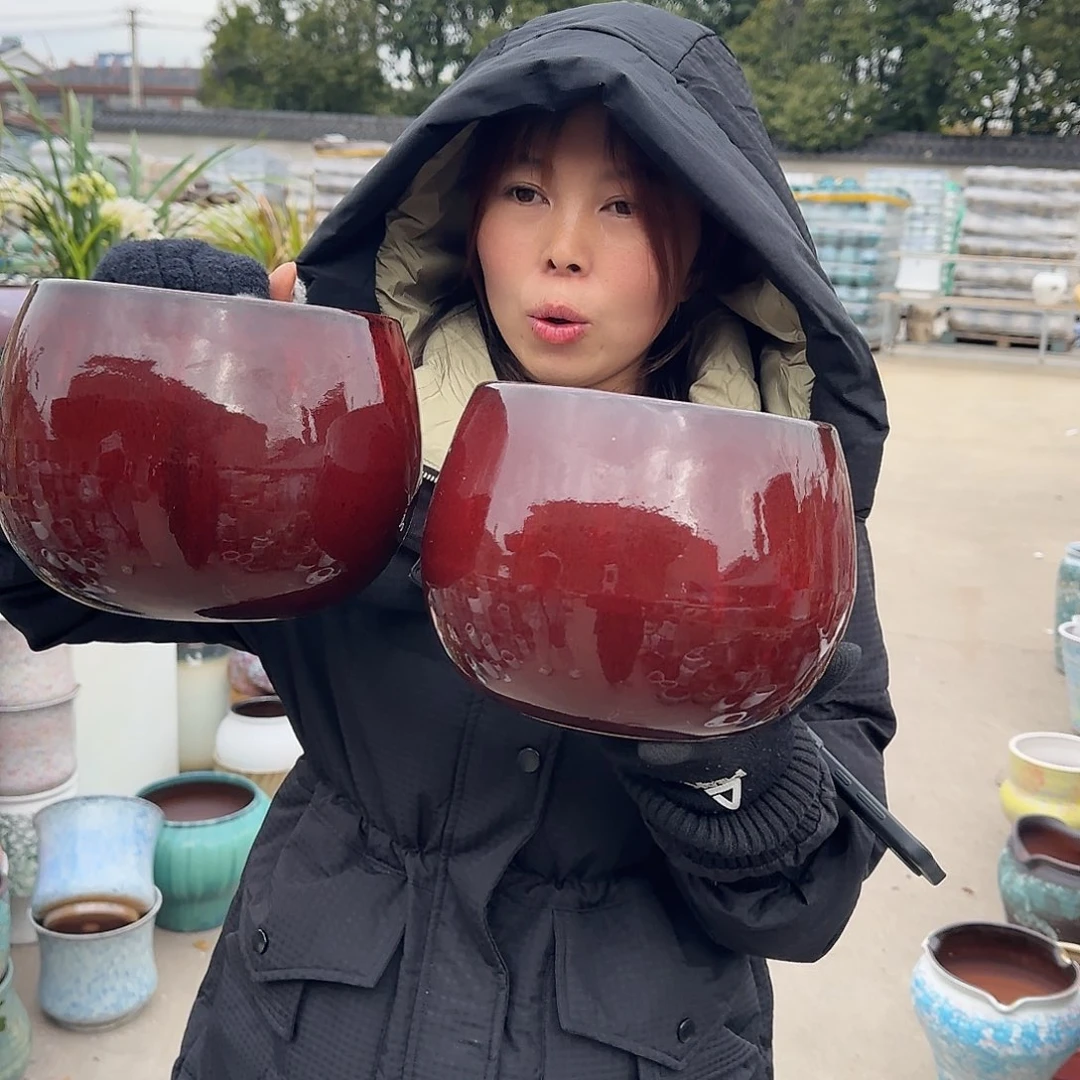 王嫂花盆1231-422高17口17