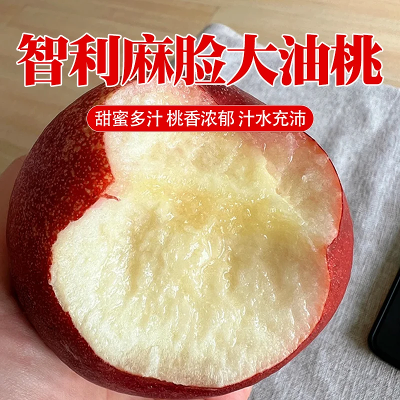【坏果包赔】DL智利麻脸油桃大果净重5斤