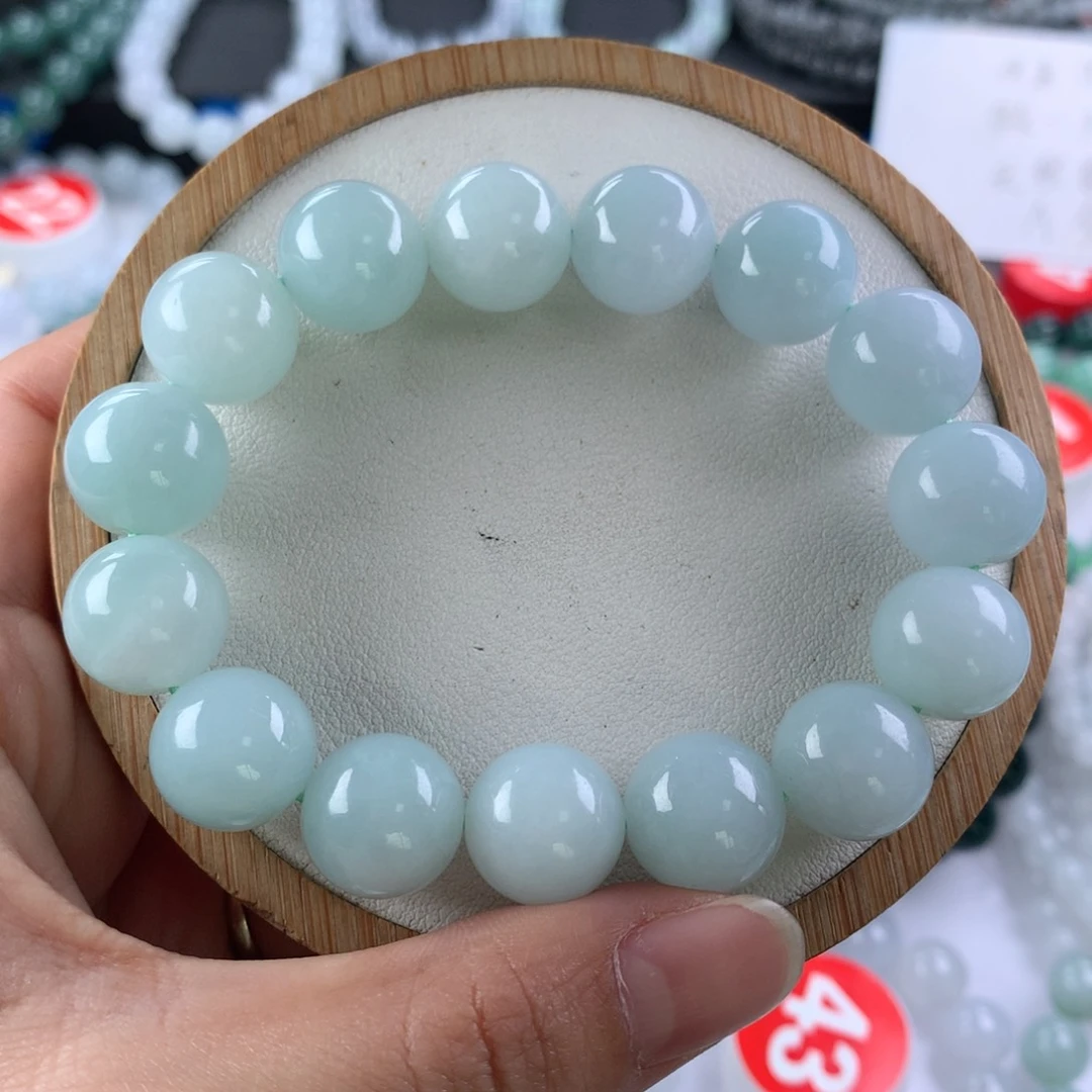 翡翠手链未镶嵌卡13.9