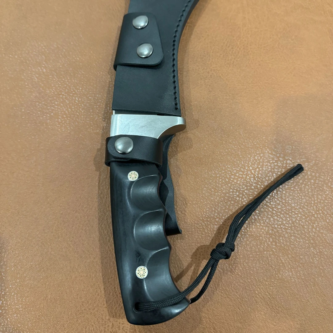 利刀斋【黑红大狗】多功能水果刀户外露营便携切削收藏手工家用