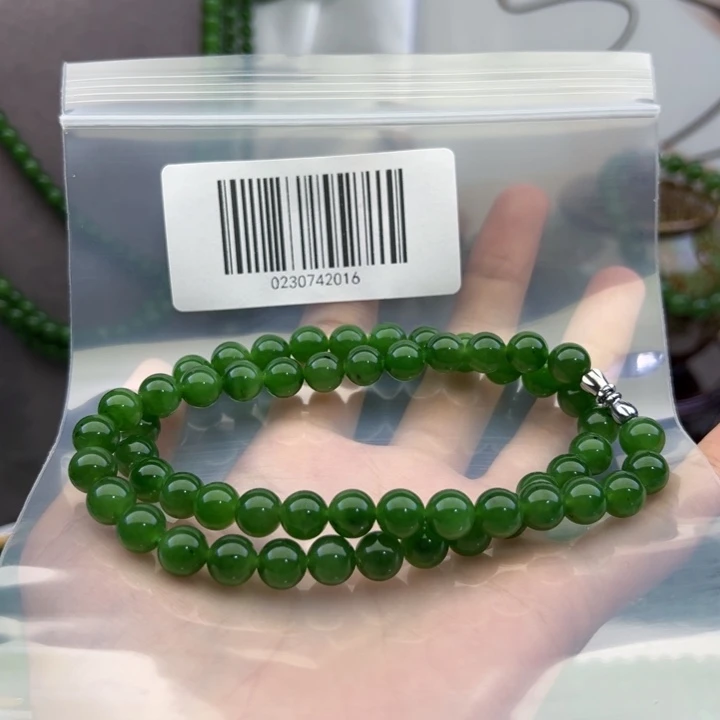 和田玉（碧玉）未镶嵌颈饰8