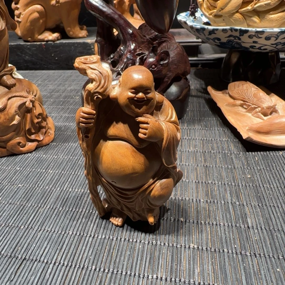 福***佑檀香木老山檀香弥勒