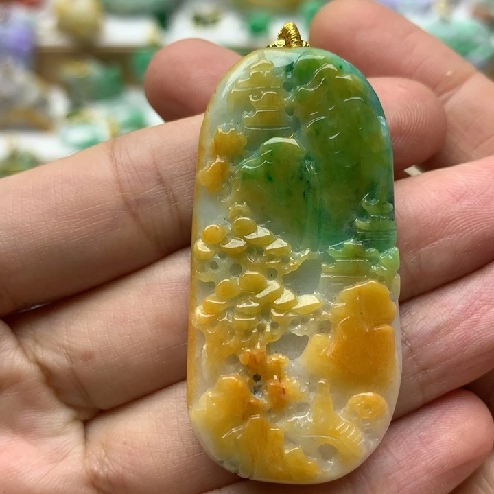 颈饰未镶嵌翡翠翡翠