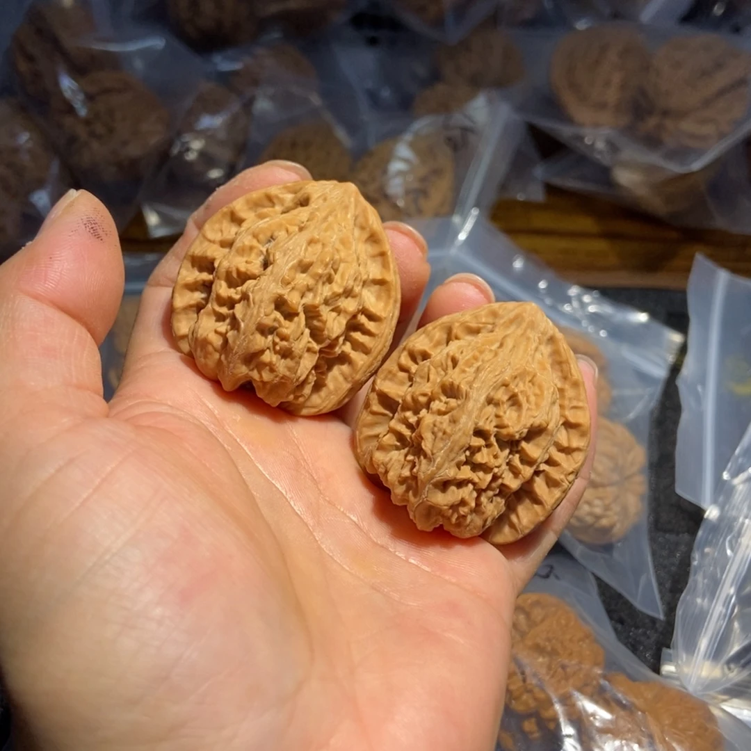 文玩核桃吊坠火焰粗筋80