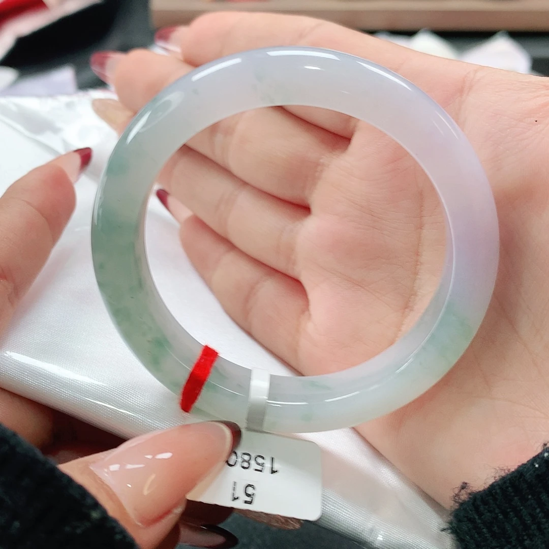 翡翠未镶嵌手镯缅甸天然翡翠