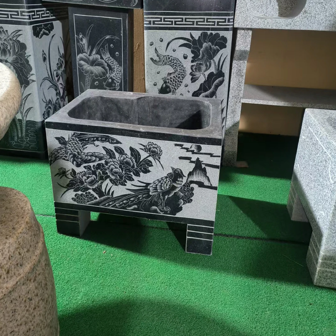 (区县自提)天然石材拖把池户外庭院阳台家用别墅花园适用
