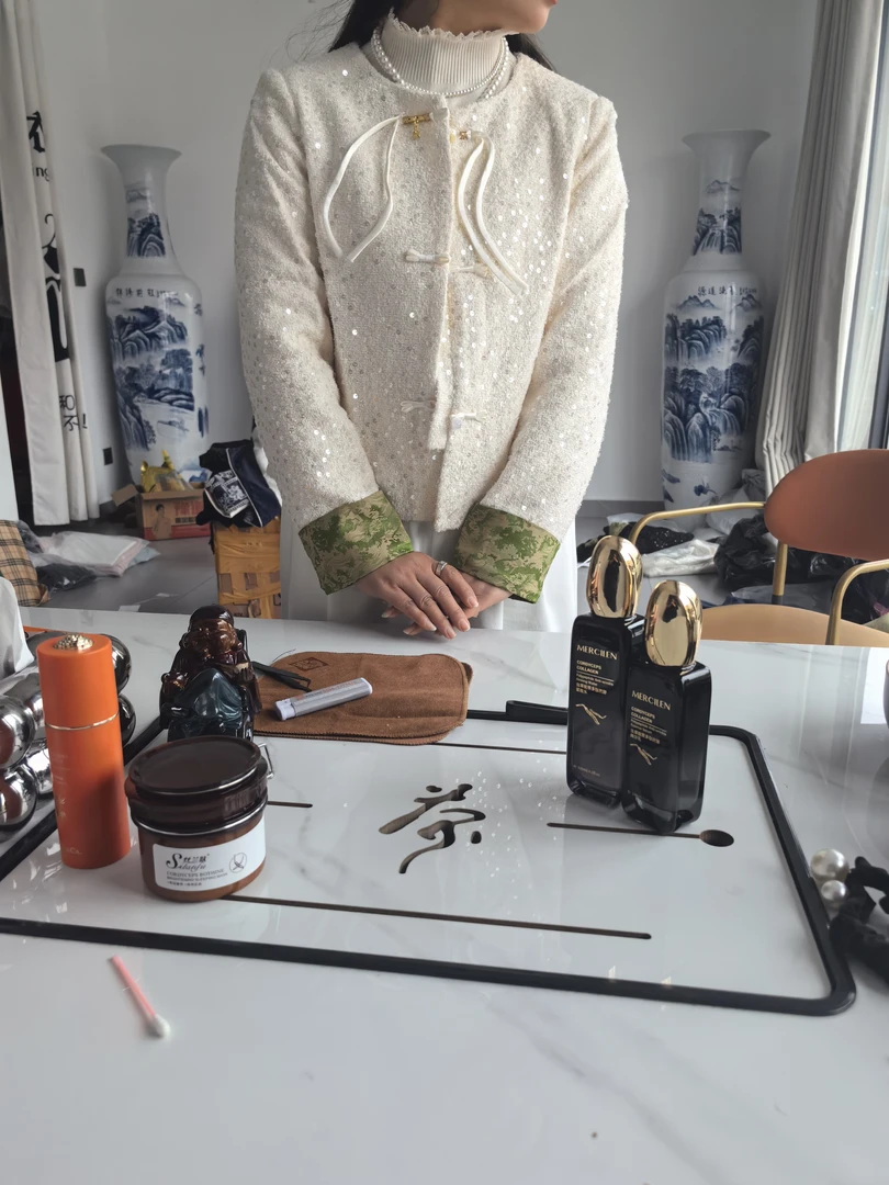 清，杭货小香风外套短款