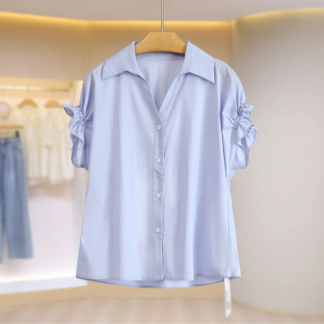 S2031-伍莎服饰云仓百搭时尚新款夏季上衣#ZSA46S013