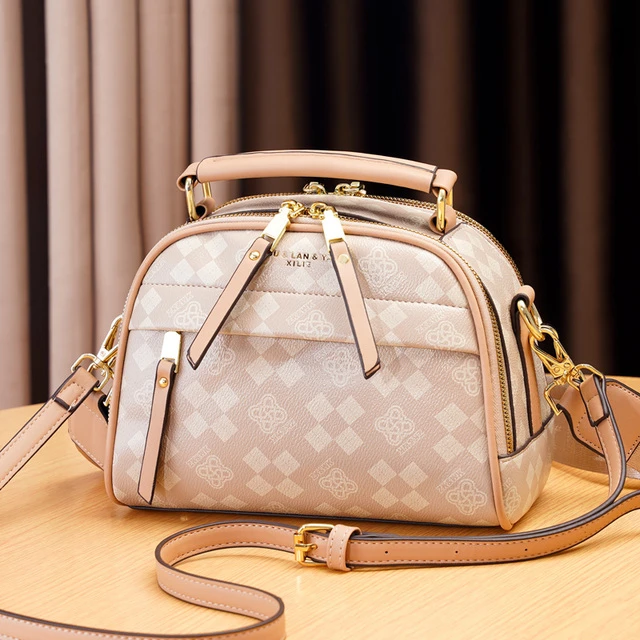 高级感包包女士2025新款手提包大容量单肩斜挎包洋气品牌妈妈女包