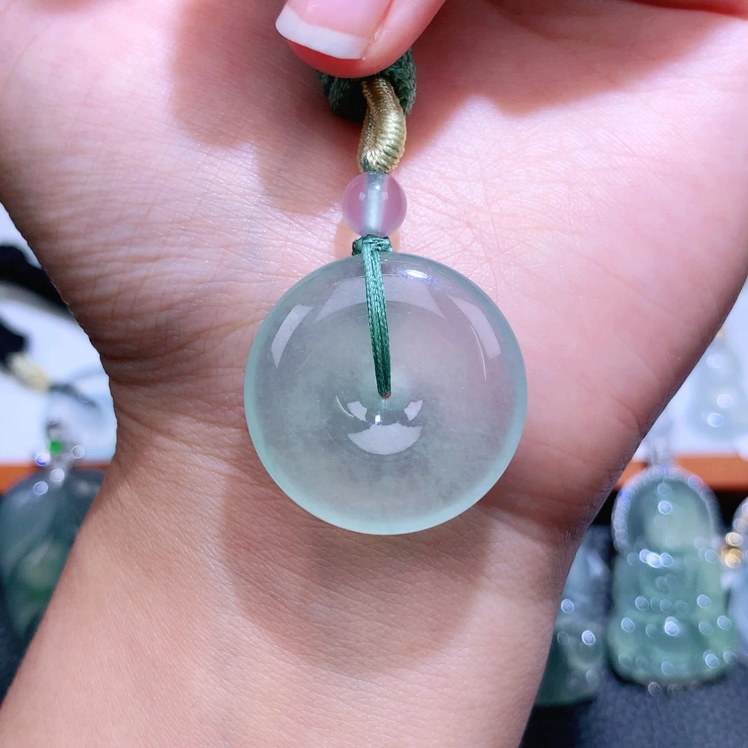 颈饰未镶嵌翡翠扣子