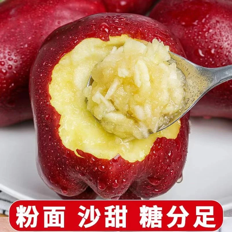 花牛苹果甘肃直销正宗天水高山优选粉糯面甜农家新鲜水果果园现摘