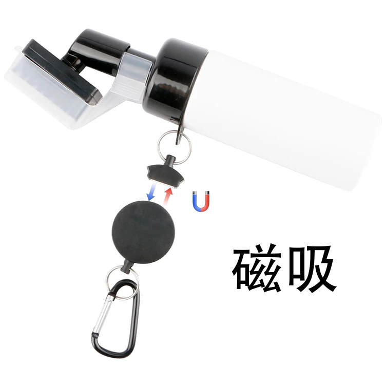 新款高尔夫球杆喷水壶清洁刷 按压式清洗杆头壶刷 凹槽多功能球刷