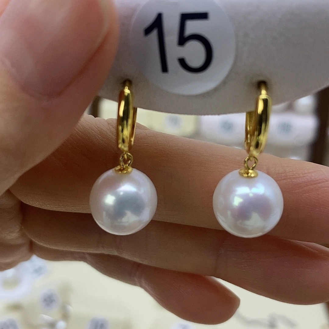 耳饰淡水珍珠银S925镶嵌