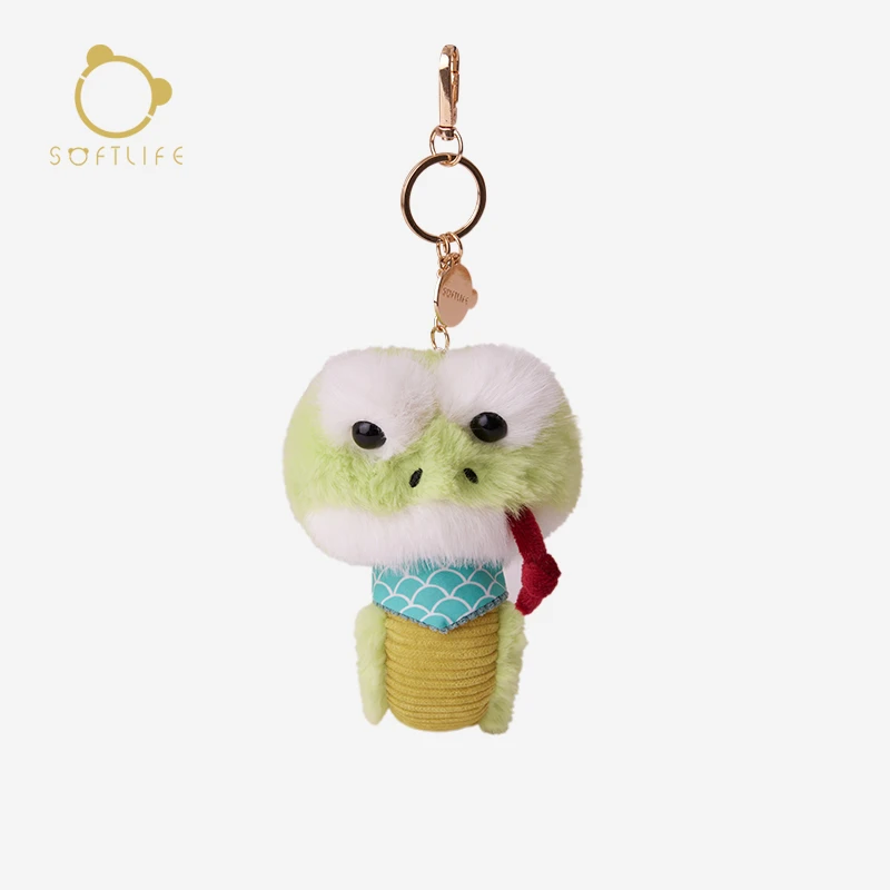softlife蛇年吉祥物挂件公仔毛绒玩偶饰品装饰包包新年礼物送女友