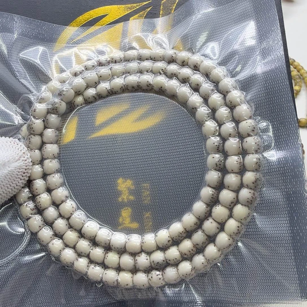 吊坠星月菩提40梵天冰白针尖星河豚6左右108