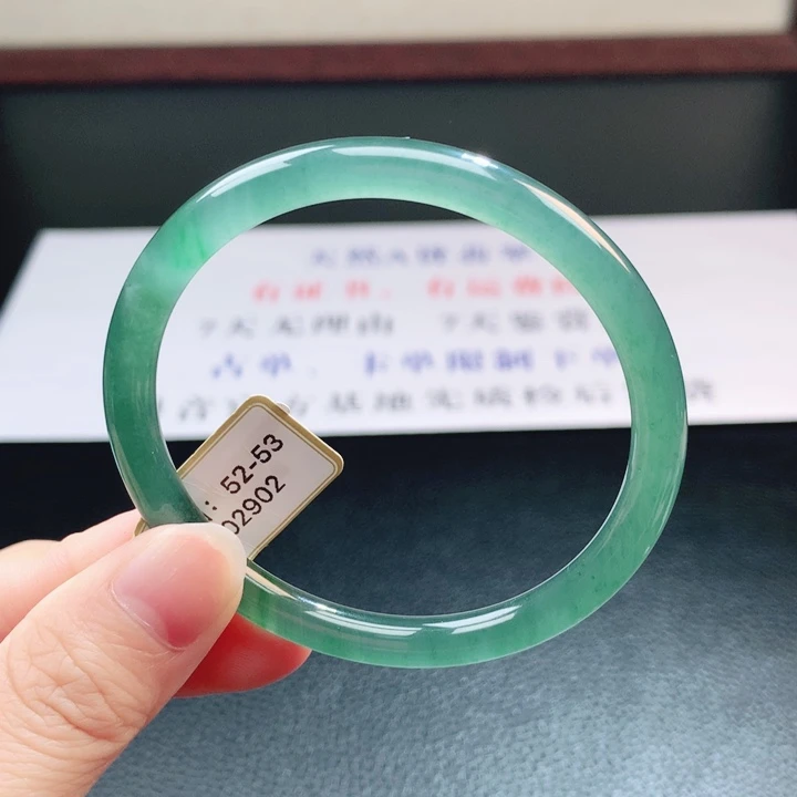 翡翠未镶嵌手镯翡翠手镯79