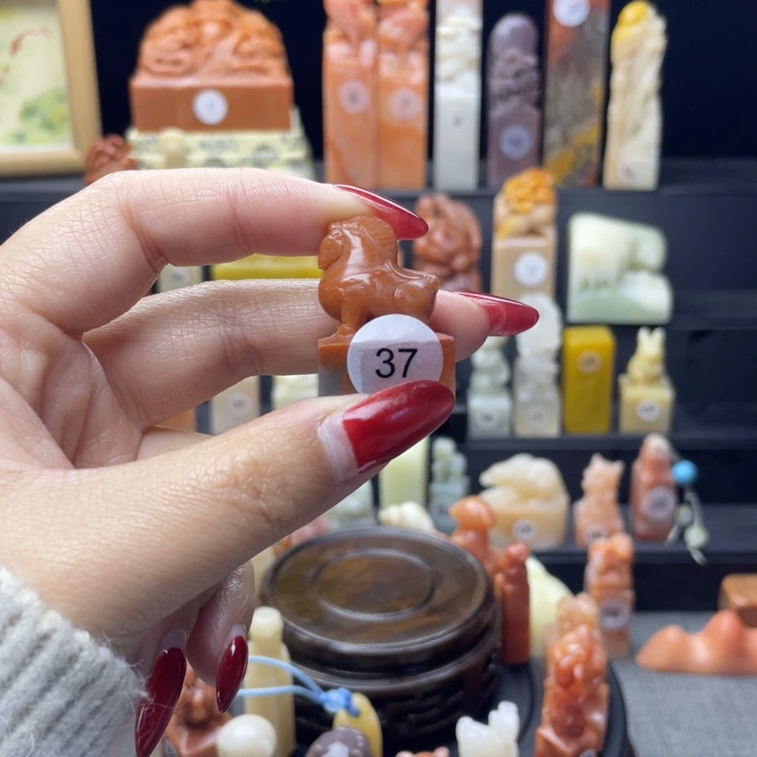 印石寿山石马驹印章