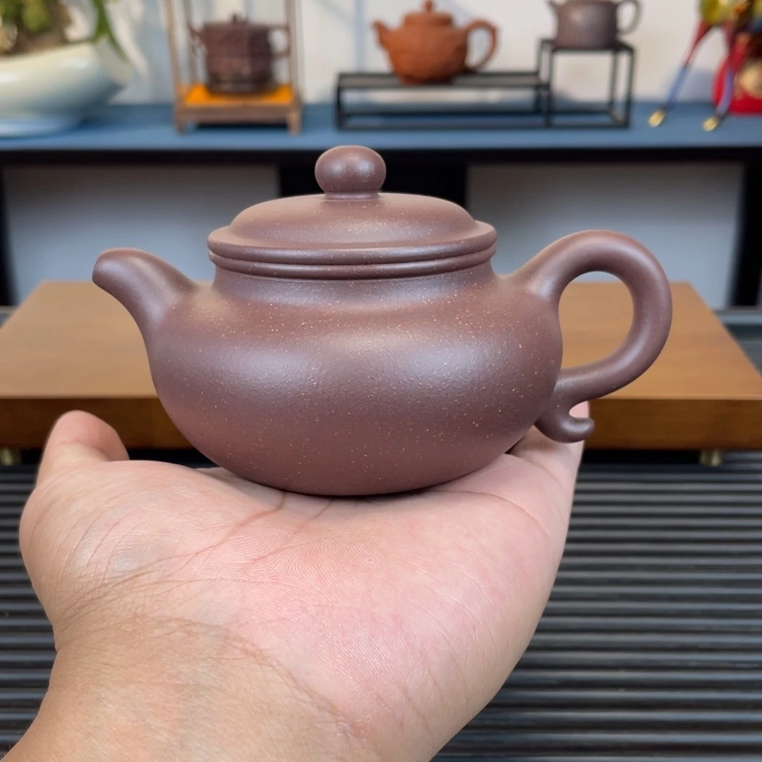 茶壶紫砂底槽青仿古220cc
