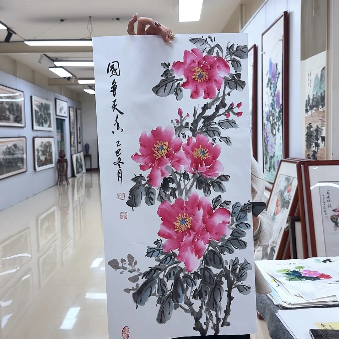 国画国画作品集一个由