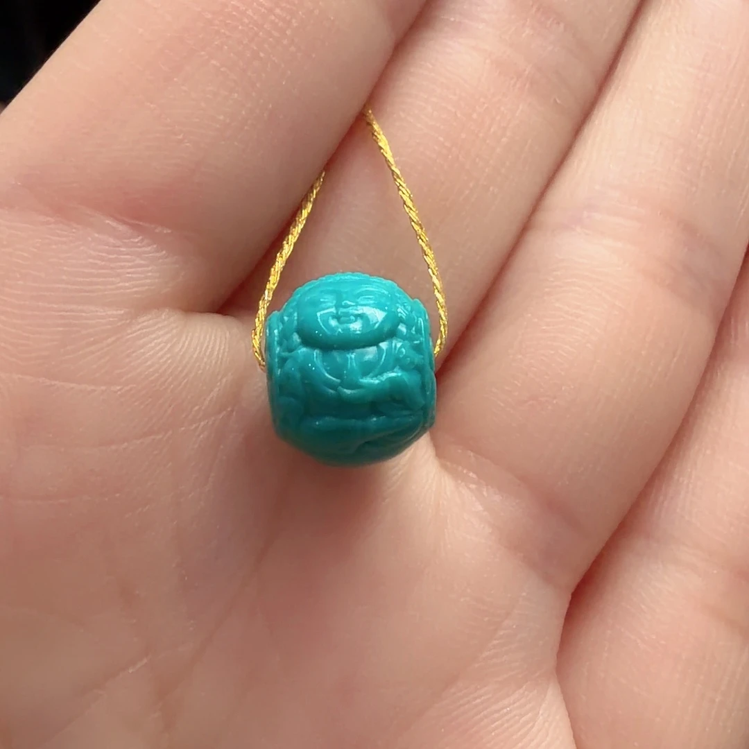 绿松石未镶嵌颈饰