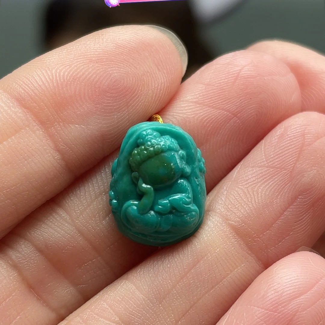 绿松石未镶嵌颈饰