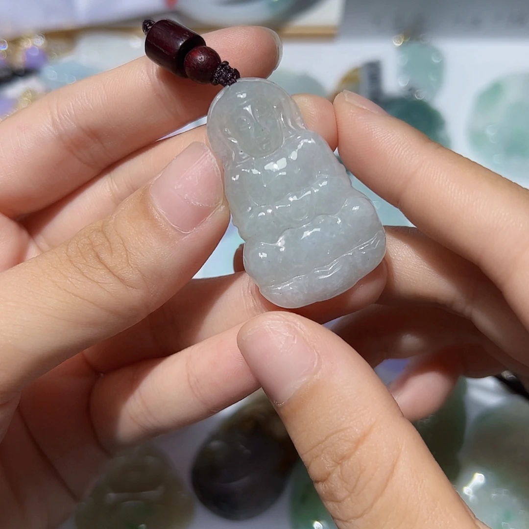 翡翠未镶嵌颈饰天然A货翡翠