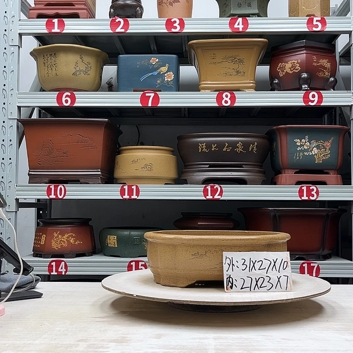 紫砂花盆紫砂花盆