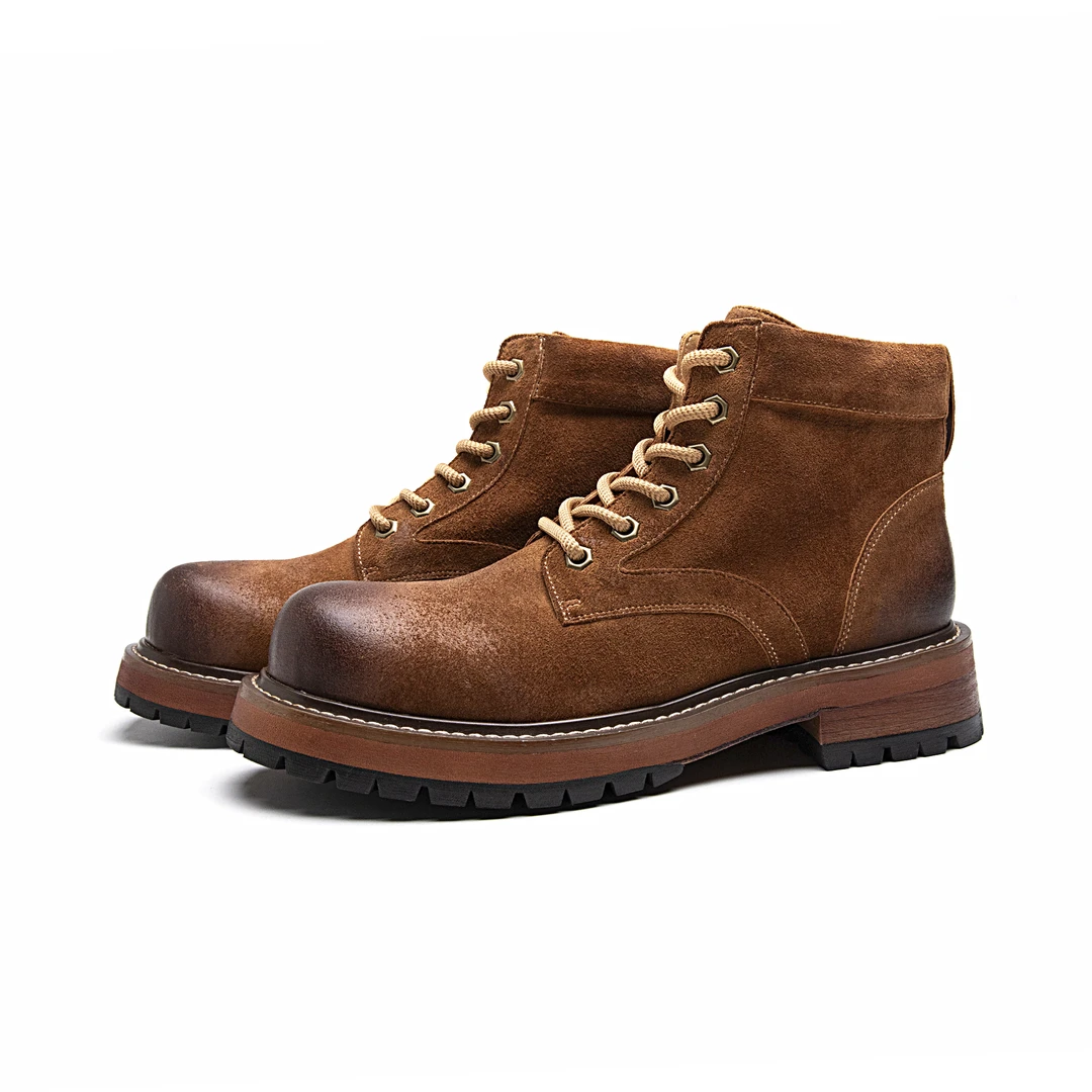 DSM-Q1221男士秋冬动态防水马皮马丁靴复古保暖防滑耐磨阿美咔叽