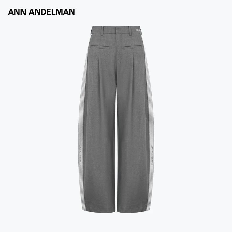 ANN ANDELMAN 25秋冬 时尚设计织带贴边气球西裤