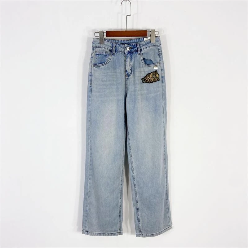 【77衣橱】EH8238精品女装牛仔裤【红人上新】