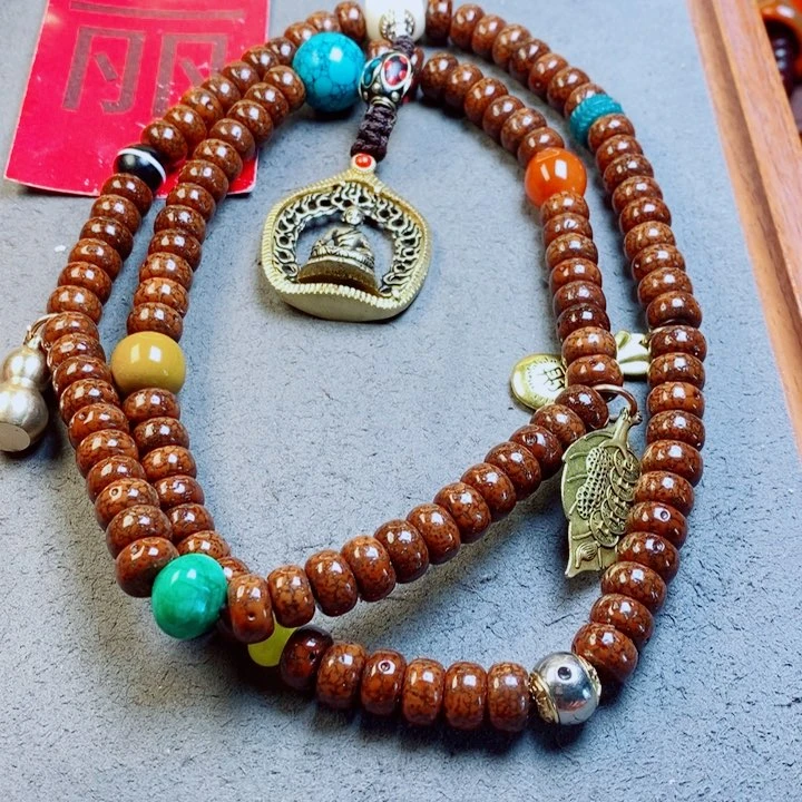 星月菩提吊坠水**鱼星月菩提