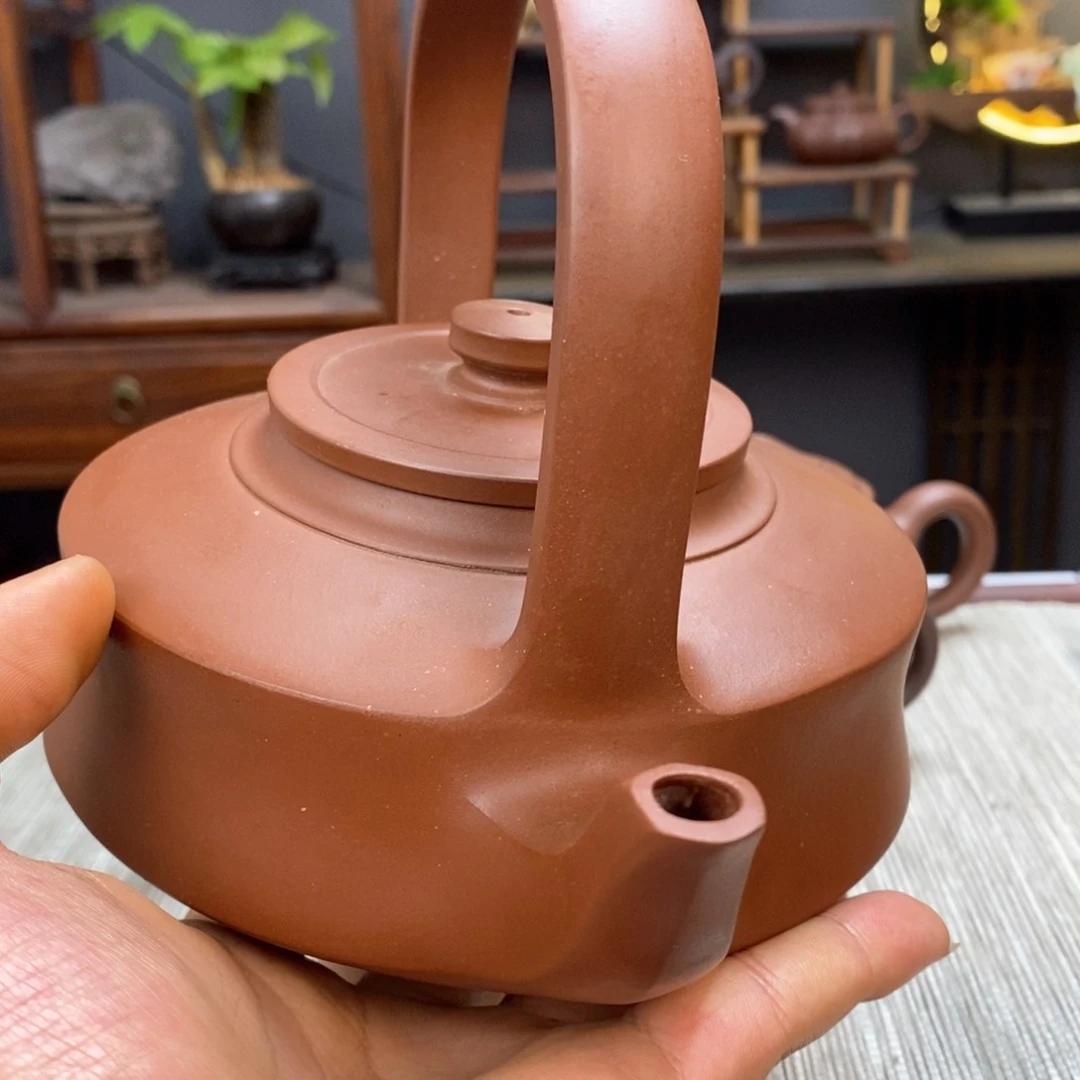 紫泥茶壶瑕疵容量800