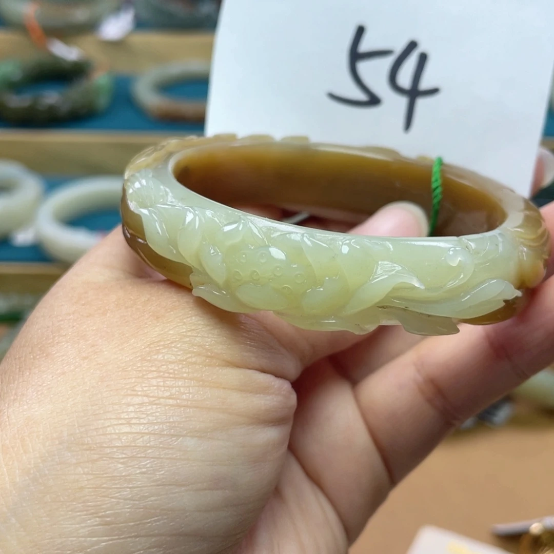 未镶嵌手镯和田玉圈口58