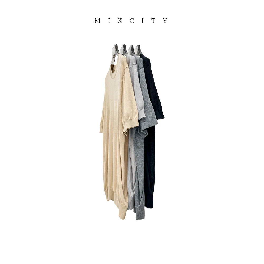 【亚楠本楠】清爽衫◆男款莱赛尔天丝+三醋酸混纺圆领针织衫7515